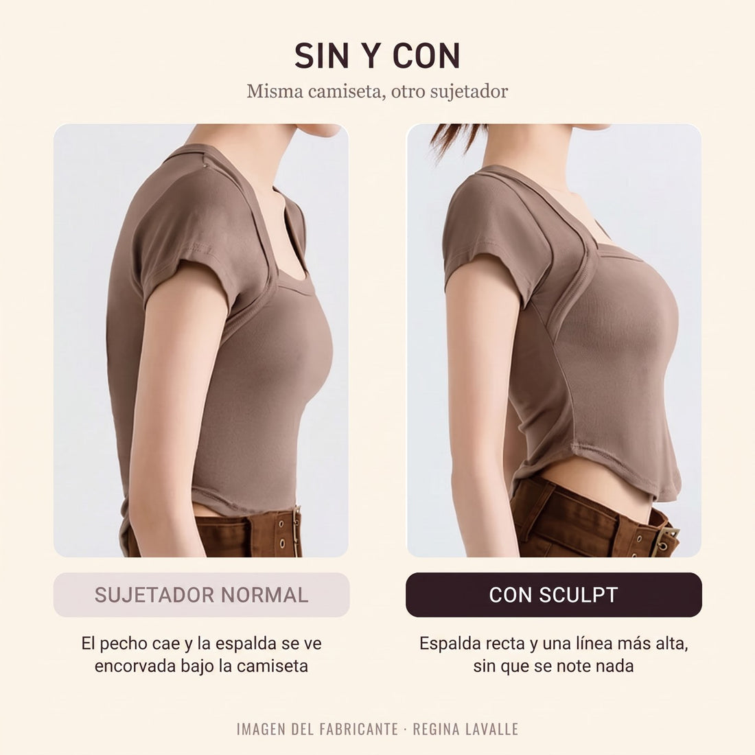 Misma camiseta, otra silueta