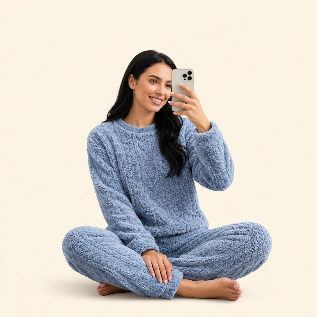 Conjunto Cozy azul