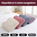 Conjunto Cozy en crema, rosa, azul y morado