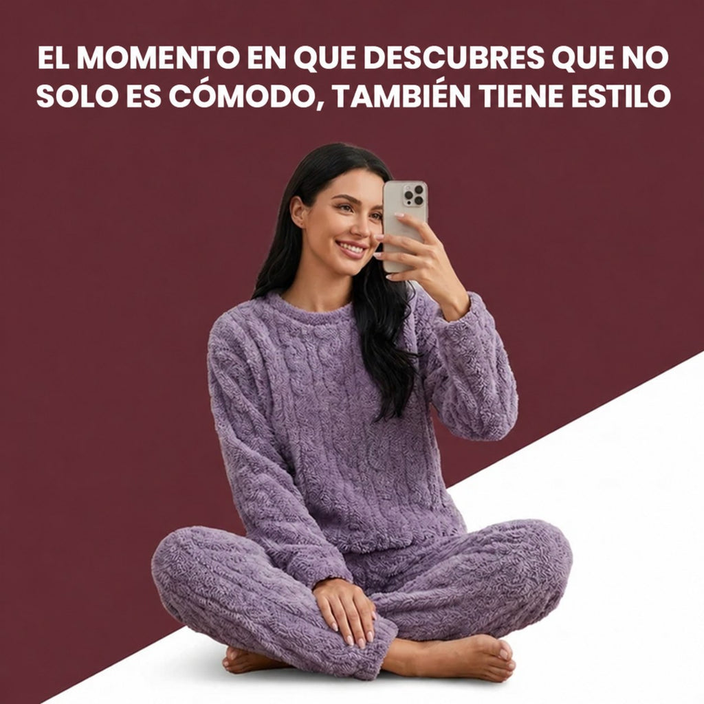 Conjunto Cozy morado