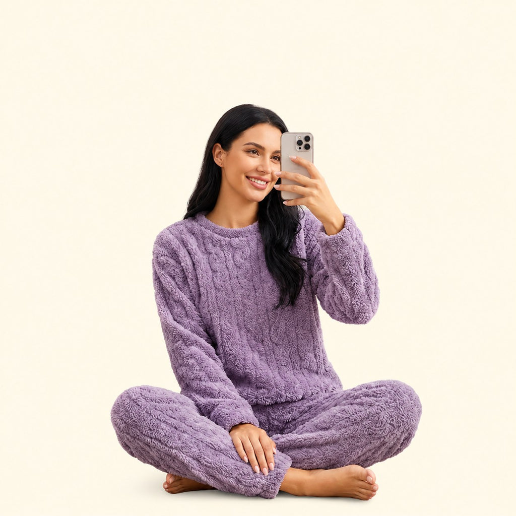 Conjunto Cozy morado