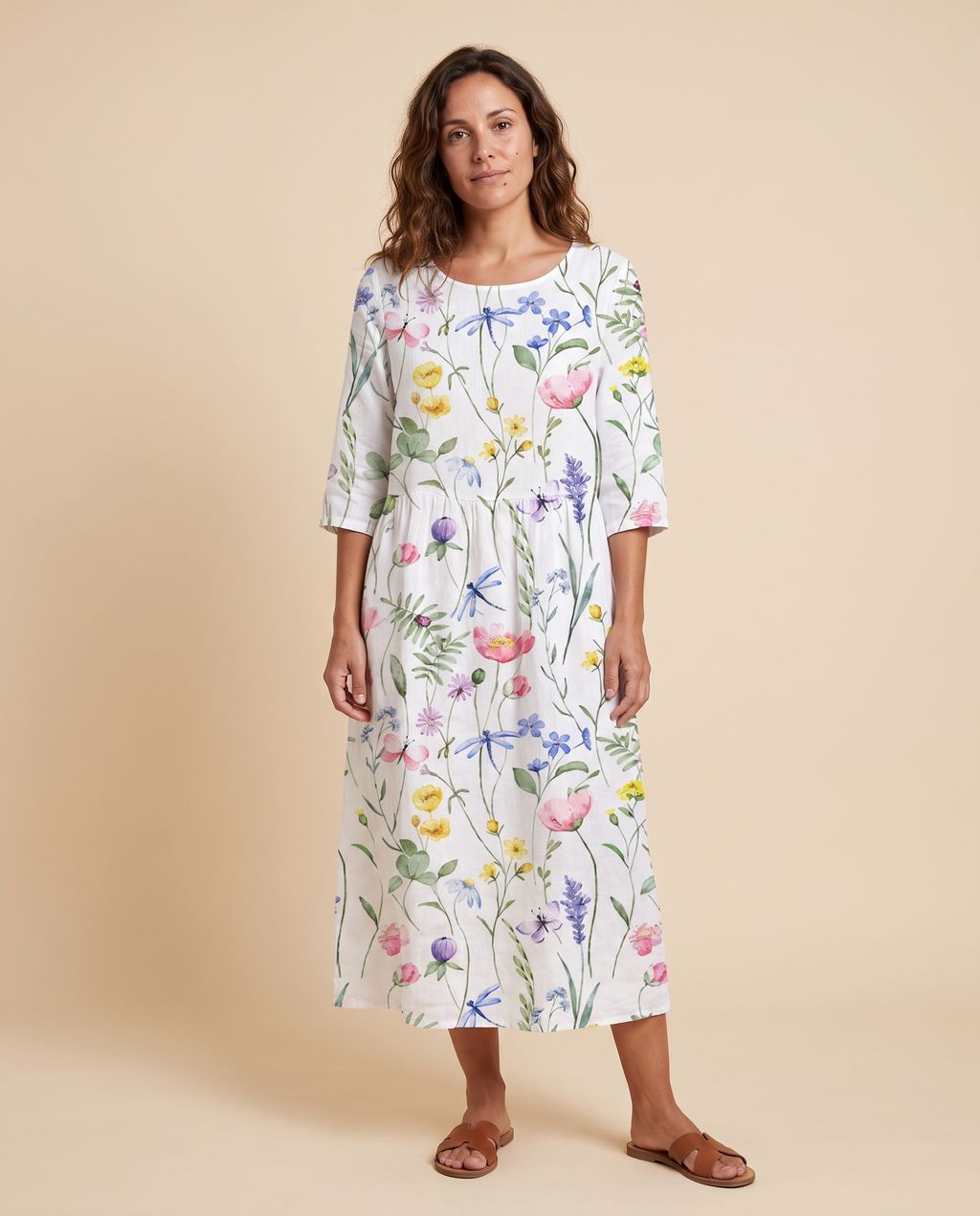 Vestido midi Oliva · foto 1