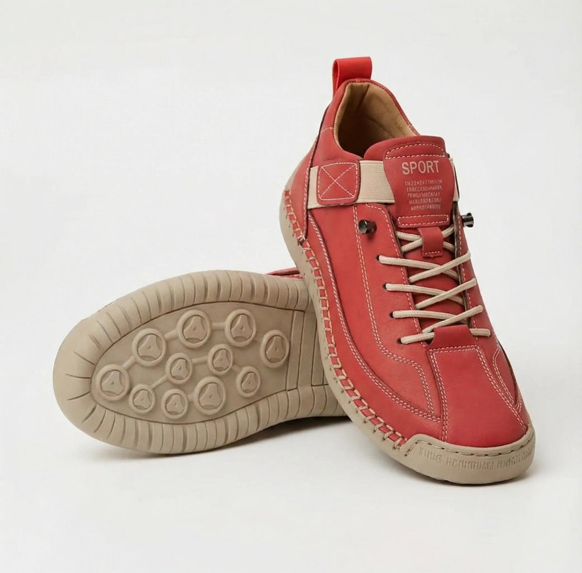Zapatillas Oriana en rojo